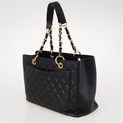 chanel shopper tote caviar with cover|Chanel Caviar Grand Shopping Tote .